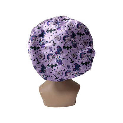 Pastel Goth Satin hair bonnet