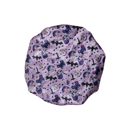 Pastel Goth Satin hair bonnet