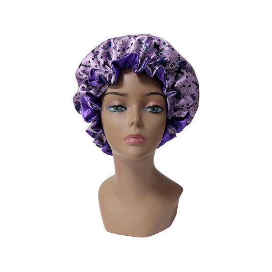 Pastel Goth Satin hair bonnet