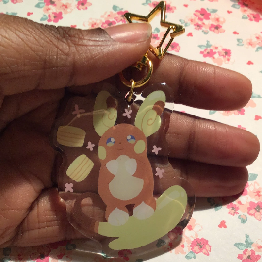 PKMN and Pancakes keychain
